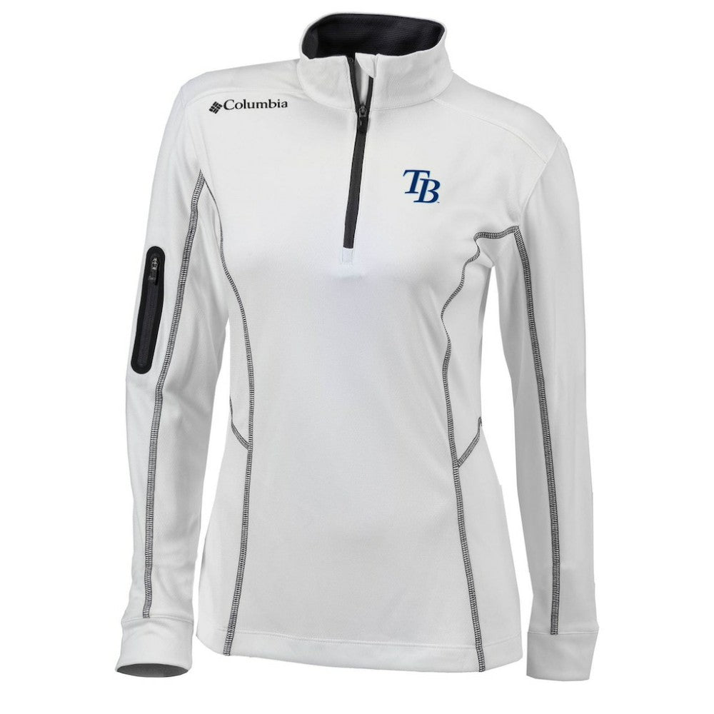 Tampa Bay Rays Columbia Women's Omni-Wick Shotgun Quarter-Zip Pullover Top - MLB Pullover