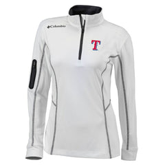 Texas Rangers Columbia Women's Omni-Wick Shotgun Quarter-Zip Pullover Top - MLB Pullover