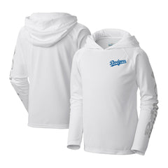 Los Angeles Dodgers Columbia Youth Terminal Tackle Long Sleeve Hoodie T-Shirt - MLB Hoodies