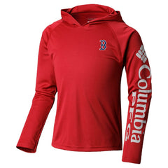 Boston Red Sox Columbia Youth Terminal Tackle Long Sleeve Hoodie T-Shirt - MLB Hoodies