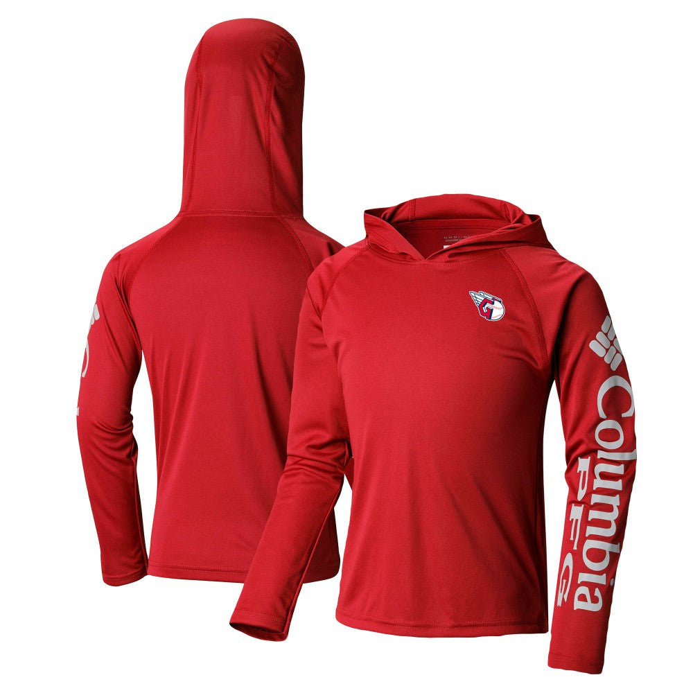 Cleveland Guardians Columbia Youth Terminal Tackle Long Sleeve Hoodie T-Shirt - MLB Hoodies