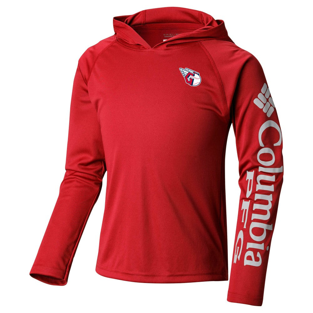 Cleveland Guardians Columbia Youth Terminal Tackle Long Sleeve Hoodie T-Shirt - MLB Hoodies