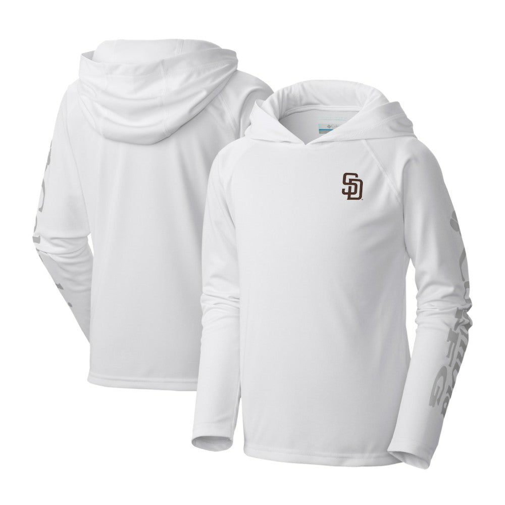 San Diego Padres Columbia Youth Terminal Tackle Long Sleeve Hoodie T-Shirt - MLB Hoodies