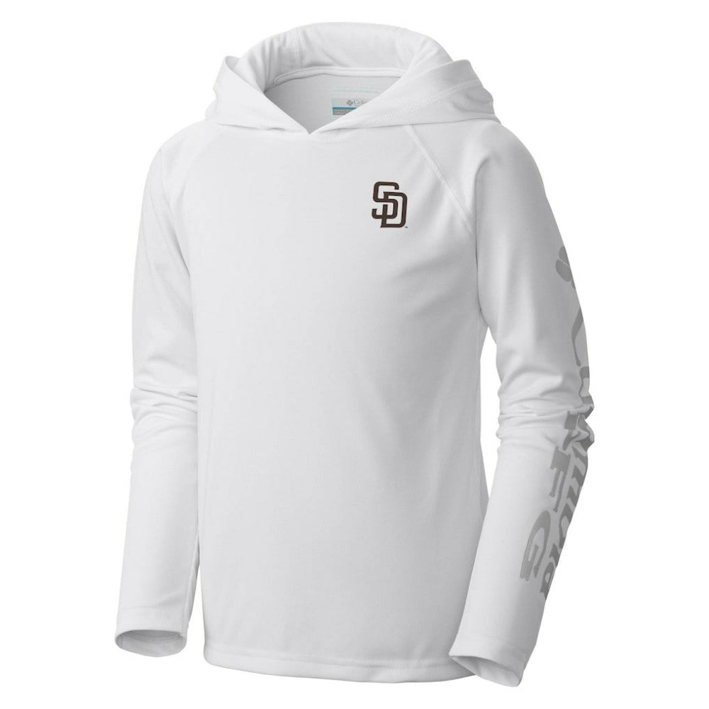 San Diego Padres Columbia Youth Terminal Tackle Long Sleeve Hoodie T-Shirt - MLB Hoodies