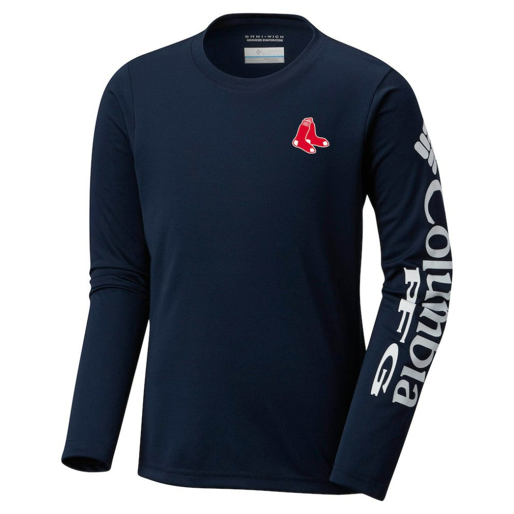 Boston Red Sox Columbia Youth Terminal Tackle Long Sleeve T-Shirt - MLB T-shirts