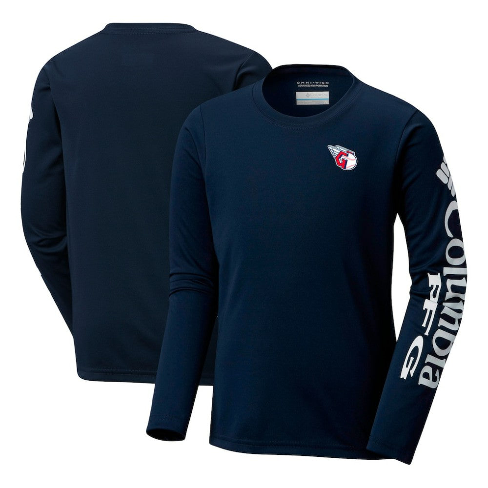 Cleveland Guardians Columbia Youth Terminal Tackle Long Sleeve T-Shirt - MLB T-shirts