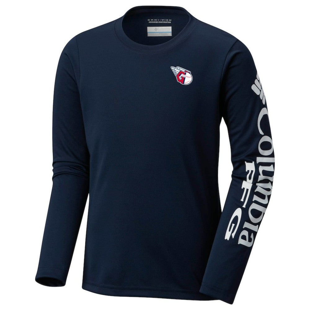 Cleveland Guardians Columbia Youth Terminal Tackle Long Sleeve T-Shirt - MLB T-shirts