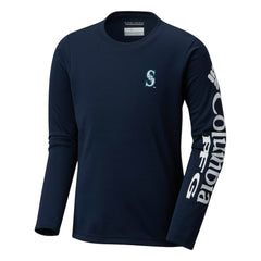 Seattle Mariners Columbia Youth Terminal Tackle Long Sleeve T-Shirt - MLB T-shirts