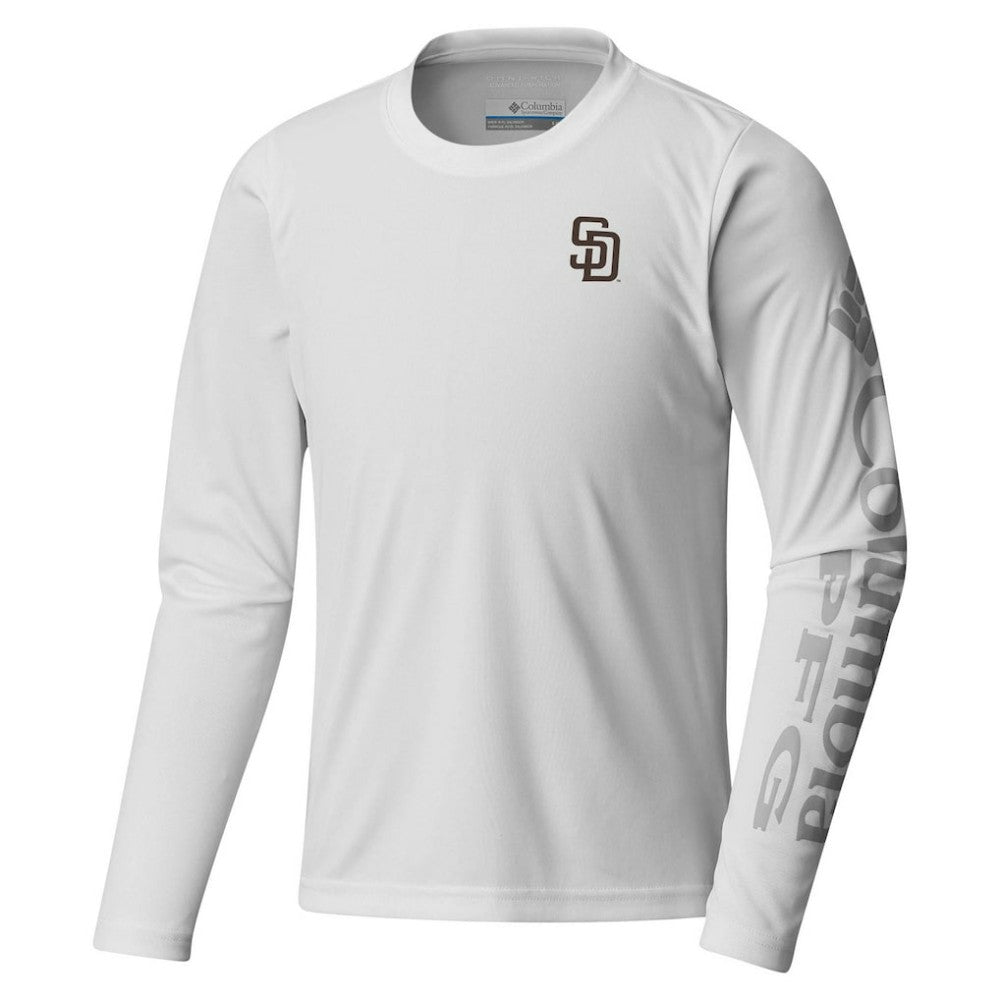 San Diego Padres Columbia Youth Terminal Tackle Long Sleeve T-Shirt - MLB T-shirts