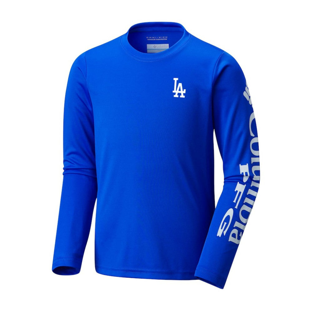 Los Angeles Dodgers Columbia Youth Terminal Tackle Long Sleeve T-Shirt - MLB T-shirts