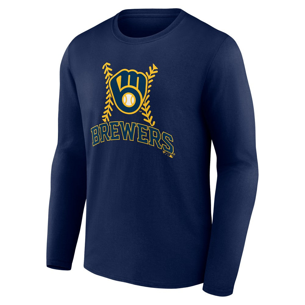 Sal Frelick Milwaukee Brewers Name & Number Fastball Long Sleeve T-Shirt - MLB T-shirts