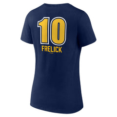 Sal Frelick Milwaukee Brewers Women's Name & Number Fastball V-Neck T-Shirt - MLB T-shirts