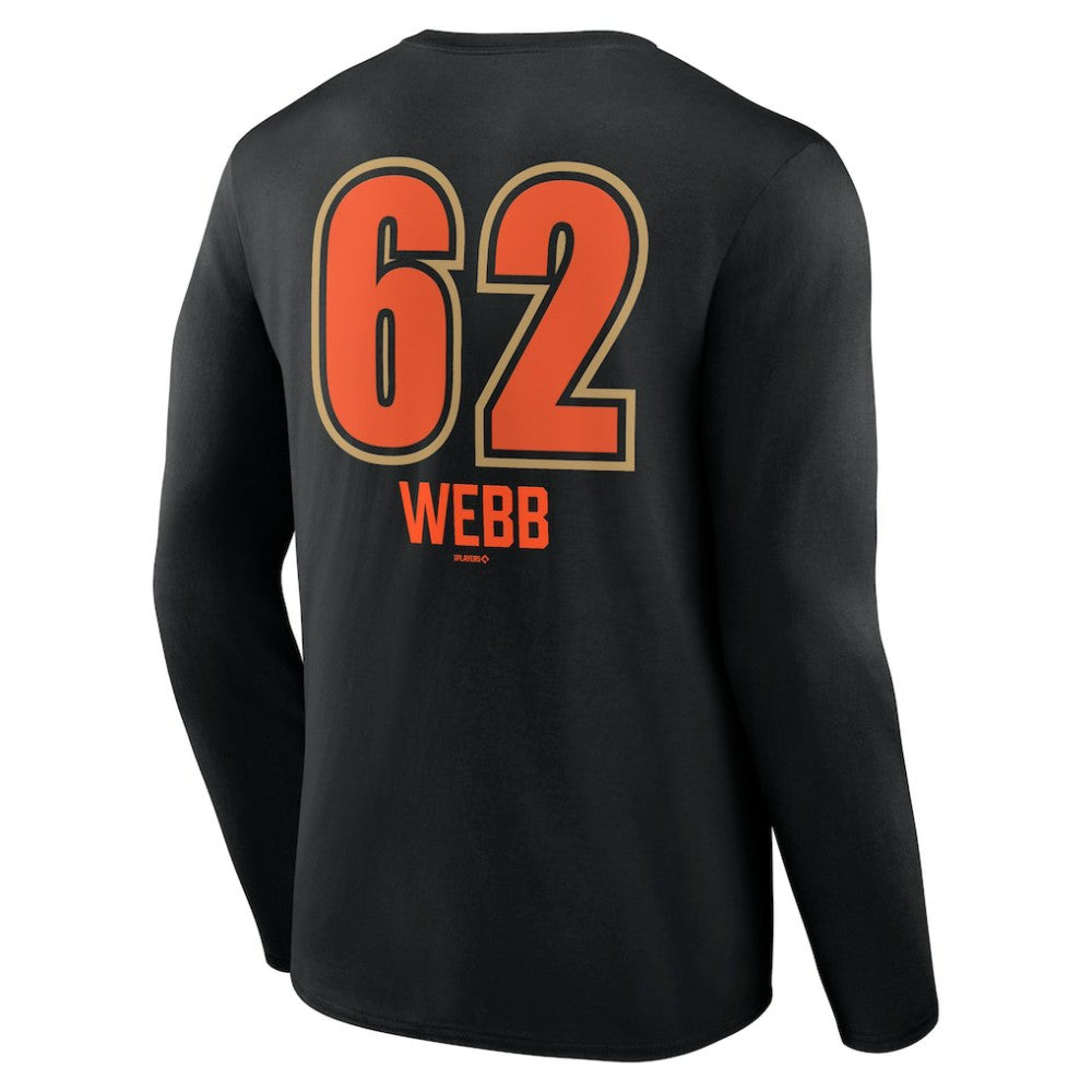 Logan Webb San Francisco Giants Name & Number Fastball Long Sleeve T-Shirt - MLB T-shirts