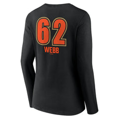 Logan Webb San Francisco Giants Women's Name & Number Fastball V-Neck Long Sleeve T-Shirt - MLB T-shirts