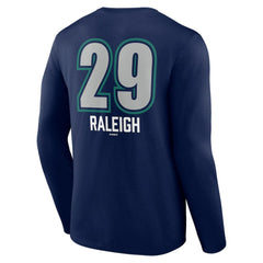 Cal Raleigh Seattle Mariners Name & Number Fastball Long Sleeve T-Shirt - MLB T-shirts