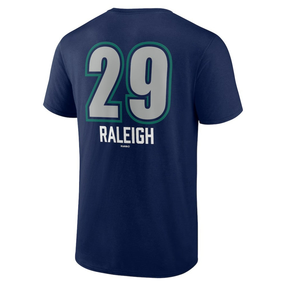 Cal Raleigh Seattle Mariners Name & Number Fastball T-Shirt - MLB T-shirts