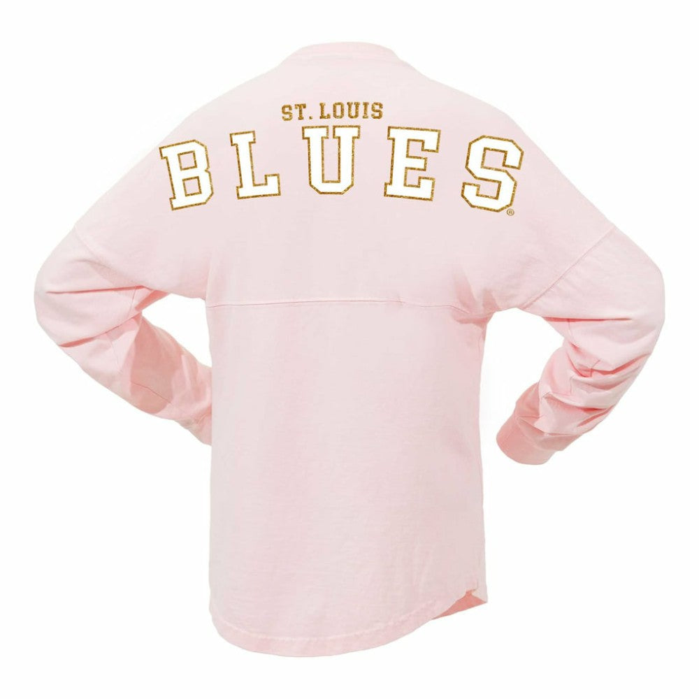 St. Louis Blues Fanatics Women's Spirit Jersey Long Sleeve T-Shirt -  NHL T-shirts