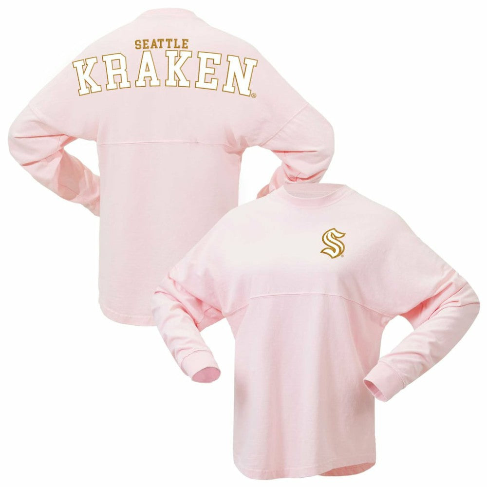 Seattle Kraken Fanatics Women's Spirit Jersey Long Sleeve T-Shirt -  NHL T-shirts