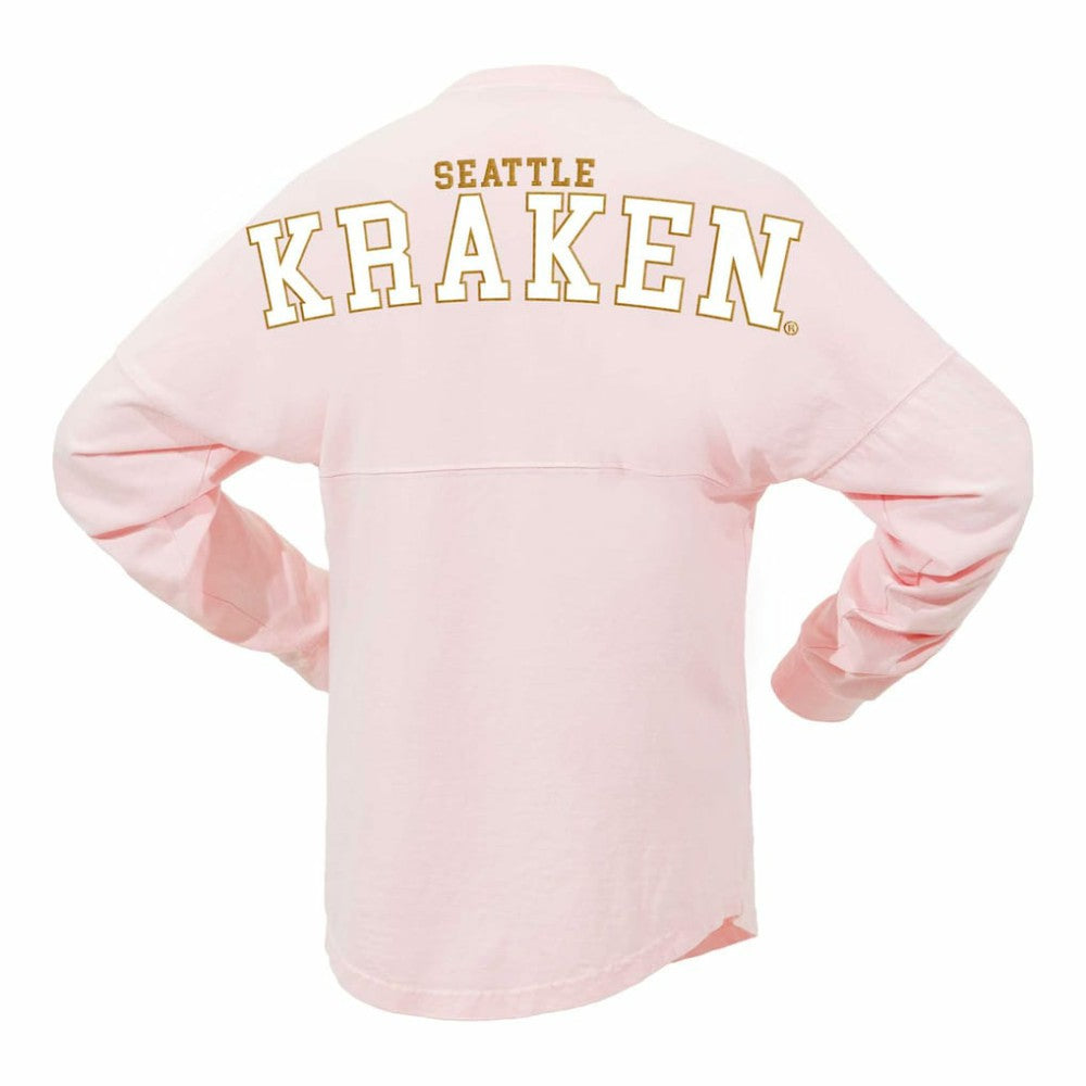 Seattle Kraken Fanatics Women's Spirit Jersey Long Sleeve T-Shirt -  NHL T-shirts