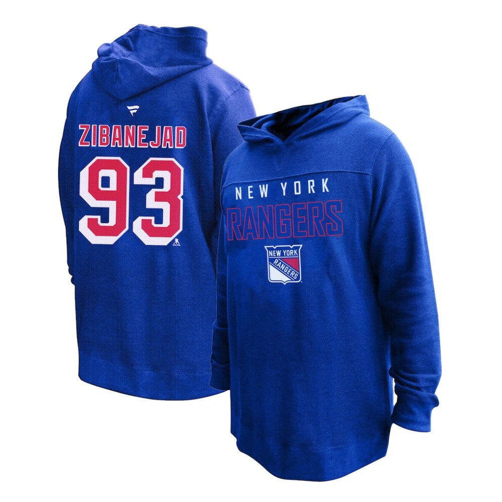 Mika Zibanejad New York Rangers Profile Women's Plus Size Name & Number Thermal Pullover Hoodie -  NHL Hoodies