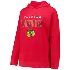 Connor Bedard Chicago Blackhawks Profile Women's Plus Size Name & Number Thermal Pullover Hoodie -  NHL Hoodies