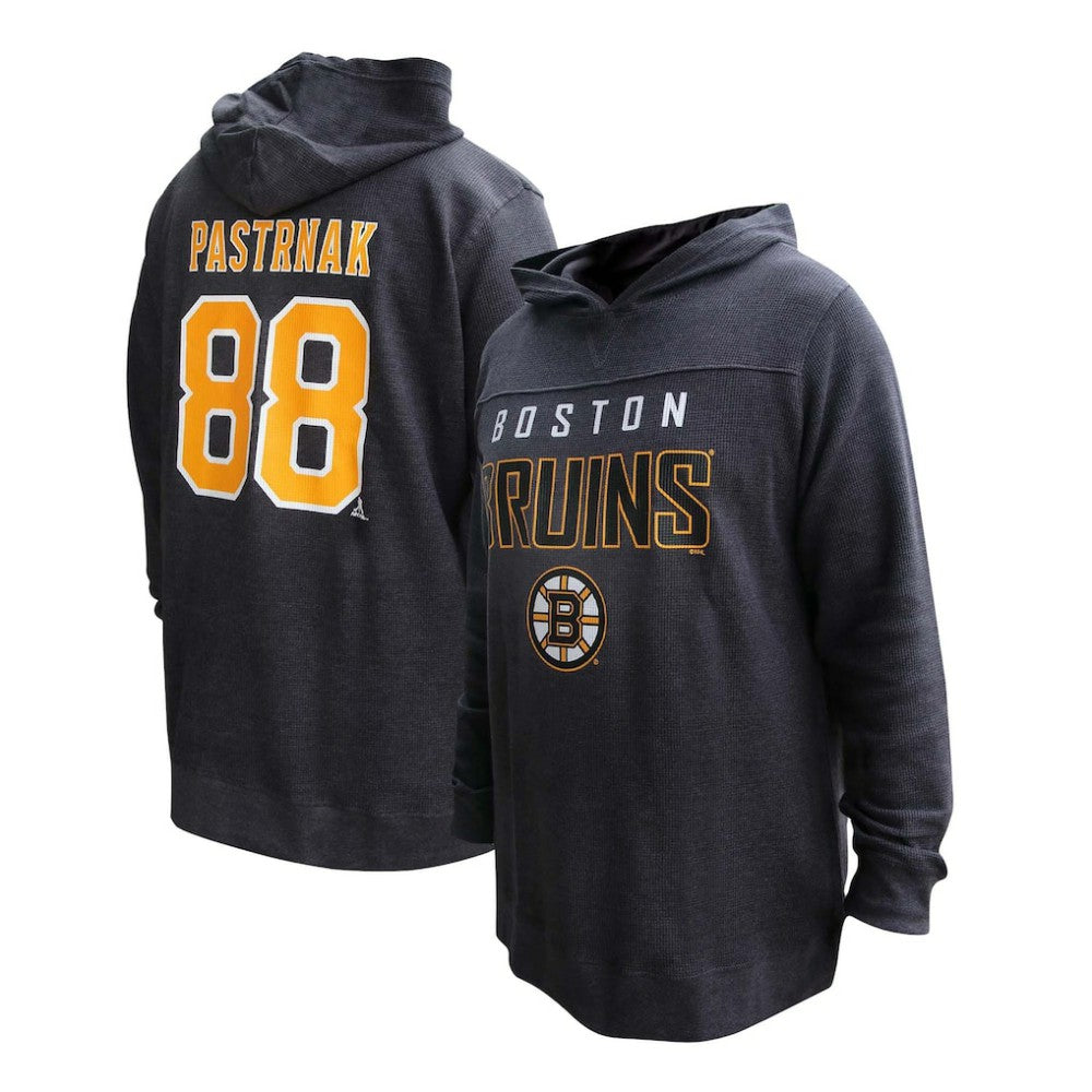 David Pastrnak Boston Bruins Profile Women's Plus Size Name & Number Thermal Pullover Hoodie -  NHL Hoodies
