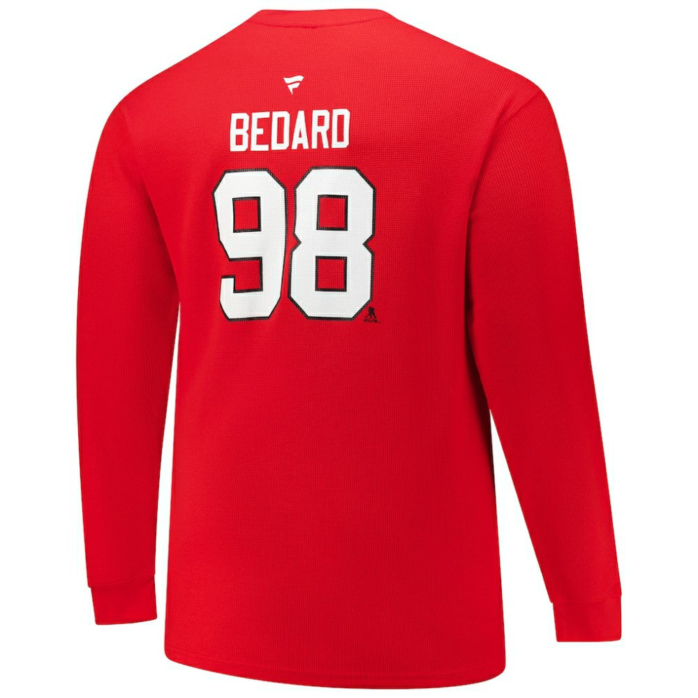 Connor Bedard Chicago Blackhawks Profile Big & Tall Name & Number Thermal Pullover Sweatshirt -  NHL Sweatshirts