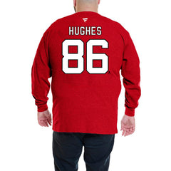 Jack Hughes New Jersey Devils Profile Big & Tall Name & Number Thermal Pullover Sweatshirt -  NHL Sweatshirts