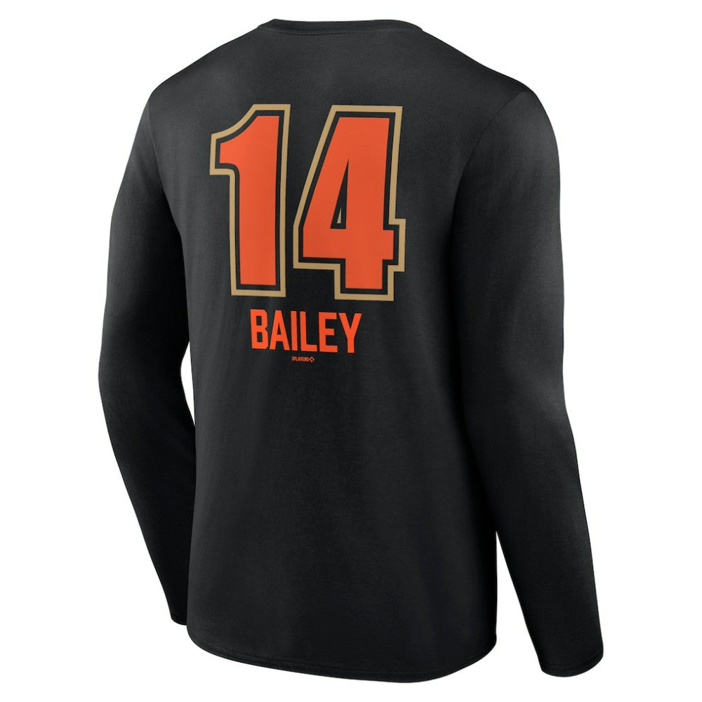 Patrick Bailey San Francisco Giants Name & Number Fastball Long Sleeve T-Shirt - MLB T-shirts
