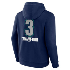 J.P. Crawford Seattle Mariners Name & Number Fastball Pullover Hoodie - MLB Hoodies