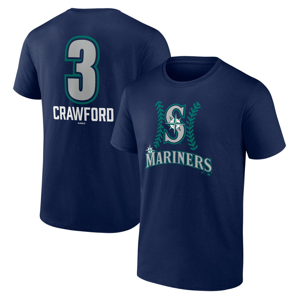 J.P. Crawford Seattle Mariners Name & Number Fastball T-Shirt - MLB T-shirts