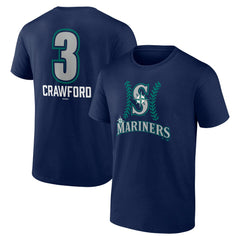J.P. Crawford Seattle Mariners Name & Number Fastball T-Shirt - MLB T-shirts