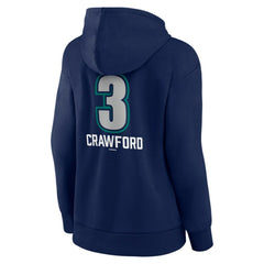 J.P. Crawford Seattle Mariners Women's Name & Number Fastball Pullover Hoodie - MLB Hoodies