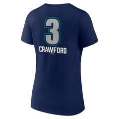 J.P. Crawford Seattle Mariners Women's Name & Number Fastball V-Neck T-Shirt - MLB T-shirts
