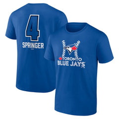 George Springer Toronto Blue Jays Name & Number Fastball T-Shirt - MLB T-shirts