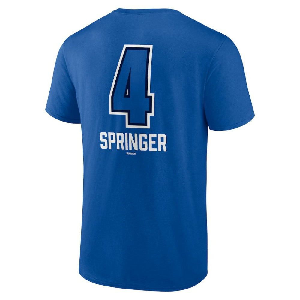 George Springer Toronto Blue Jays Name & Number Fastball T-Shirt - MLB T-shirts