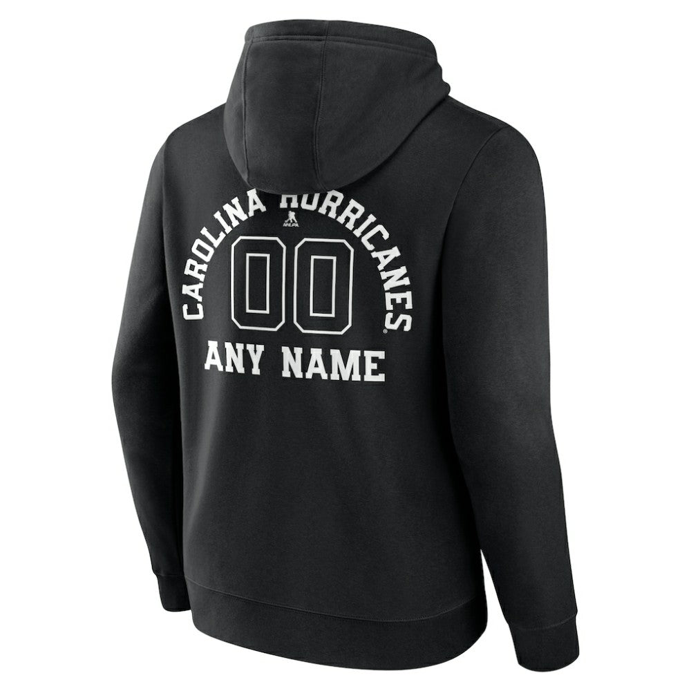Carolina Hurricanes Personalized Name & Number Monochrome Pullover Hoodie -  NHL Hoodies