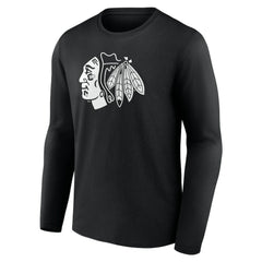 Chicago Blackhawks Personalized Name & Number Monochrome Long Sleeve T-Shirt -  NHL T-shirts