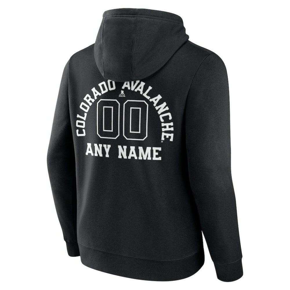 Colorado Avalanche Personalized Name & Number Monochrome Pullover Hoodie -  NHL Hoodies