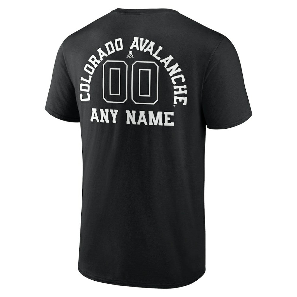 Colorado Avalanche Personalized Name & Number Monochrome T-Shirt -  NHL T-shirts