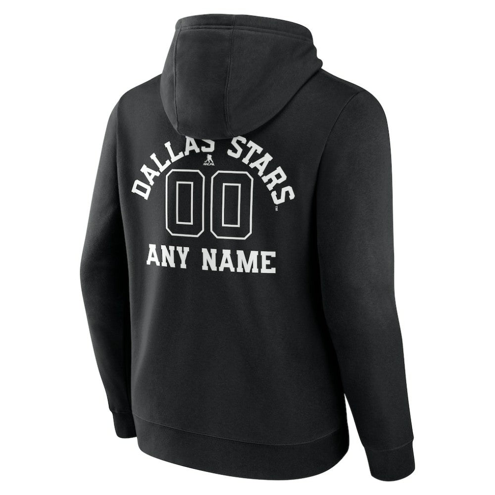 Dallas Stars Personalized Name & Number Monochrome Pullover Hoodie -  NHL Hoodies