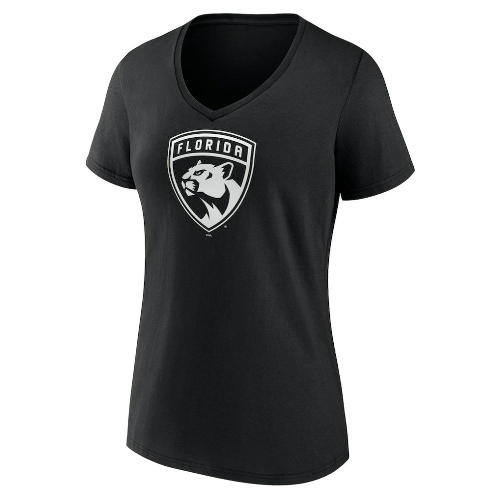 Florida Panthers Women's Personalized Name & Number Monochrome V-Neck T-Shirt -  NHL T-shirts