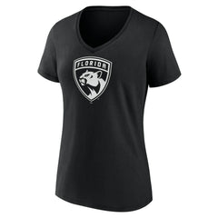 Florida Panthers Women's Personalized Name & Number Monochrome V-Neck T-Shirt -  NHL T-shirts
