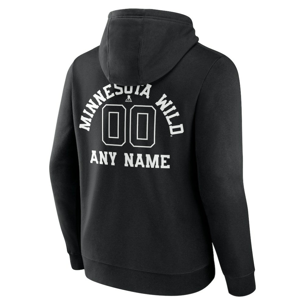Minnesota Wild Personalized Name & Number Monochrome Pullover Hoodie -  NHL Hoodies