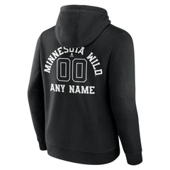 Minnesota Wild Personalized Name & Number Monochrome Pullover Hoodie -  NHL Hoodies