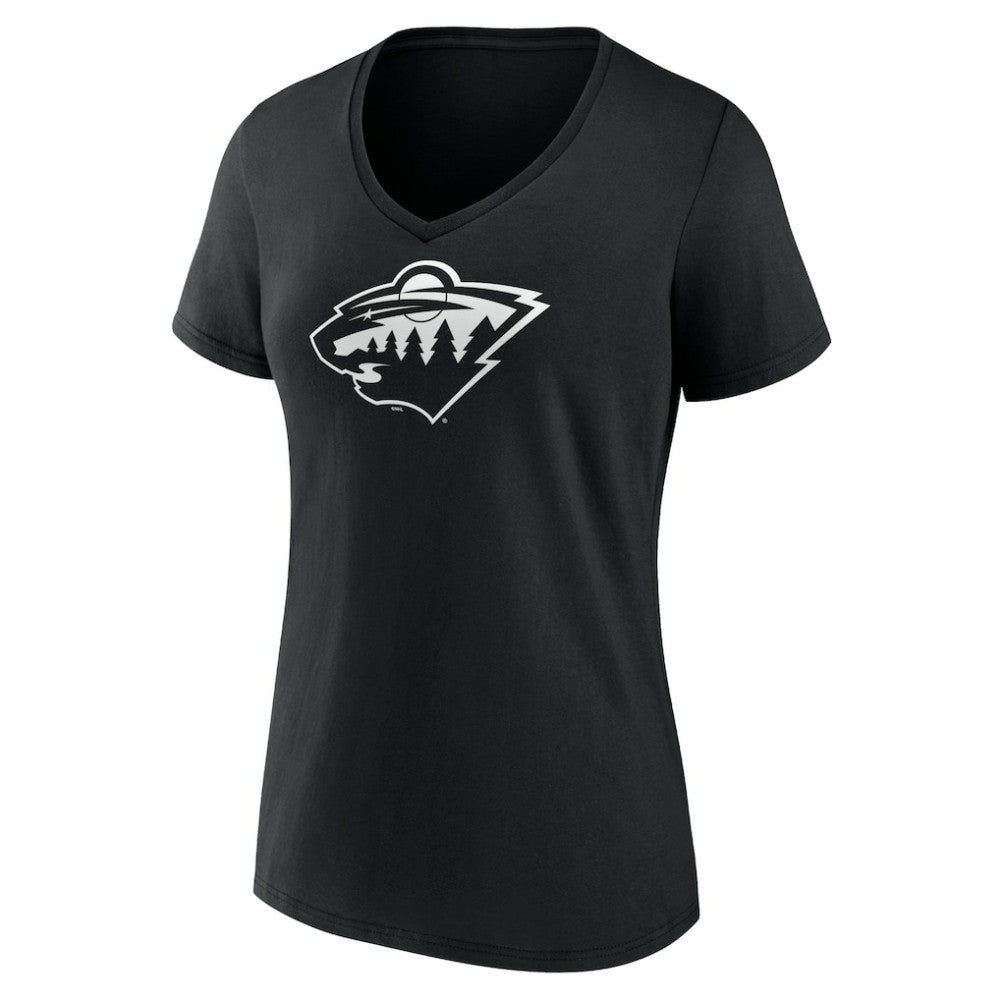 Minnesota Wild Women's Personalized Name & Number Monochrome V-Neck T-Shirt -  NHL T-shirts