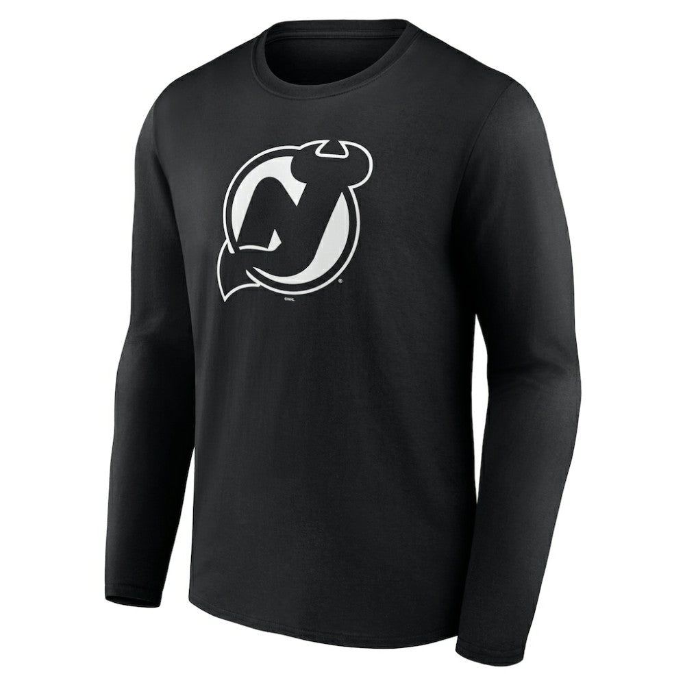 New Jersey Devils Personalized Name & Number Monochrome Long Sleeve T-Shirt -  NHL T-shirts