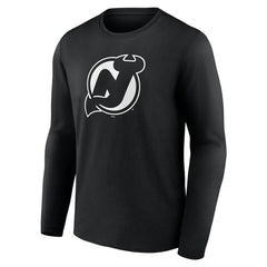 New Jersey Devils Personalized Name & Number Monochrome Long Sleeve T-Shirt -  NHL T-shirts