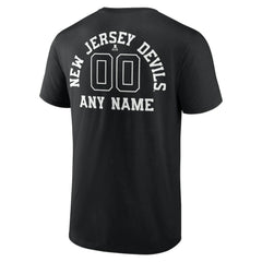 New Jersey Devils Personalized Name & Number Monochrome T-Shirt -  NHL T-shirts