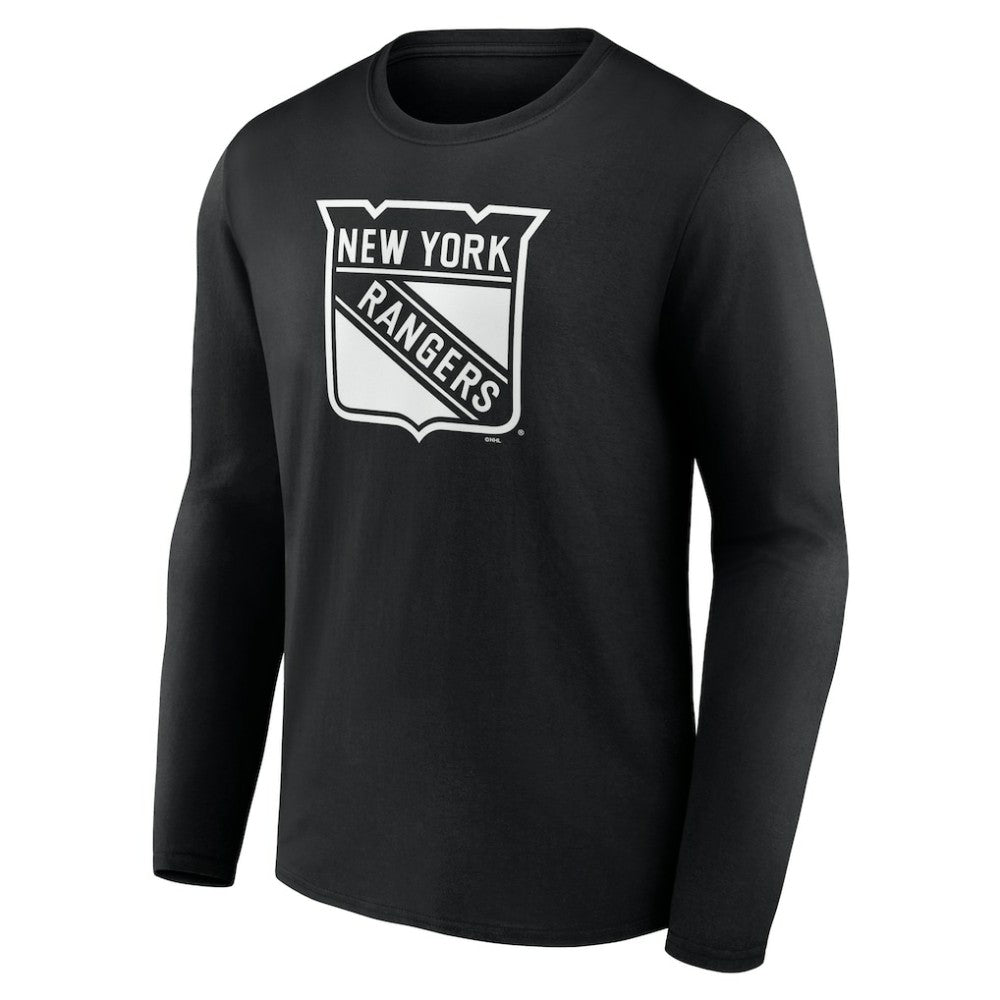 New York Rangers Personalized Name & Number Monochrome Long Sleeve T-Shirt -  NHL T-shirts
